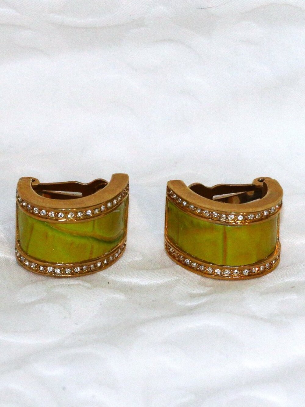 Half-hoop earrings from Joan Rivers vintage “Classics Collections”